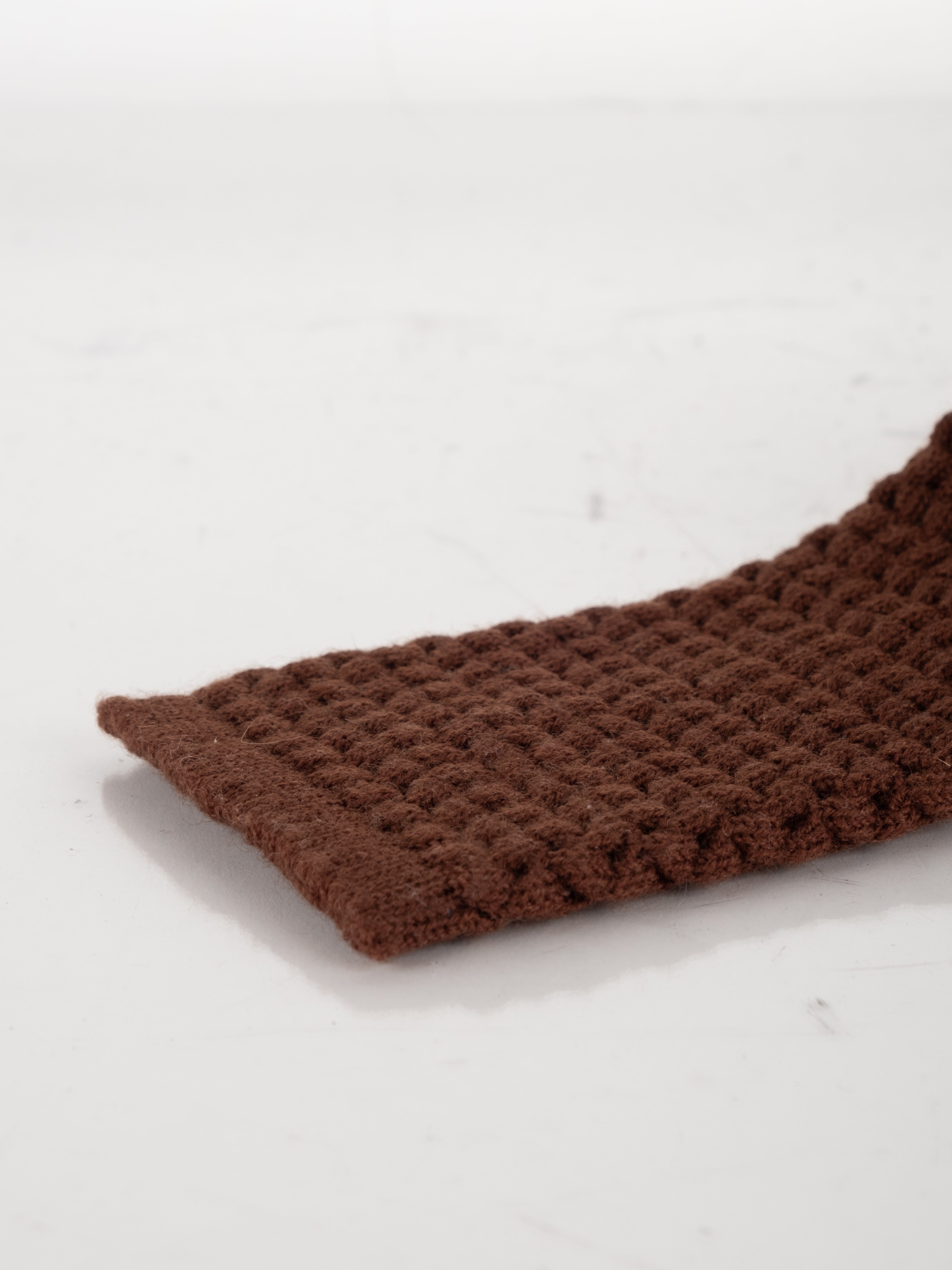 Valentino Garavani Wool Knit Tie – Brown