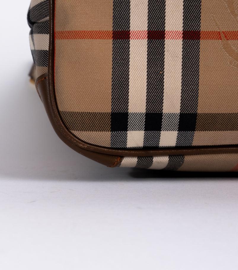 Monogram Brown Leather Side Bag - Volver