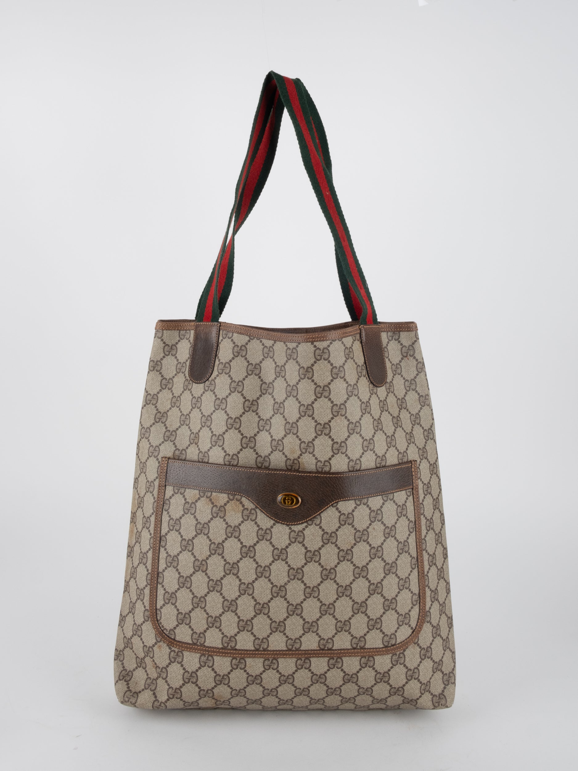GUCCI GG Tote Web Handle