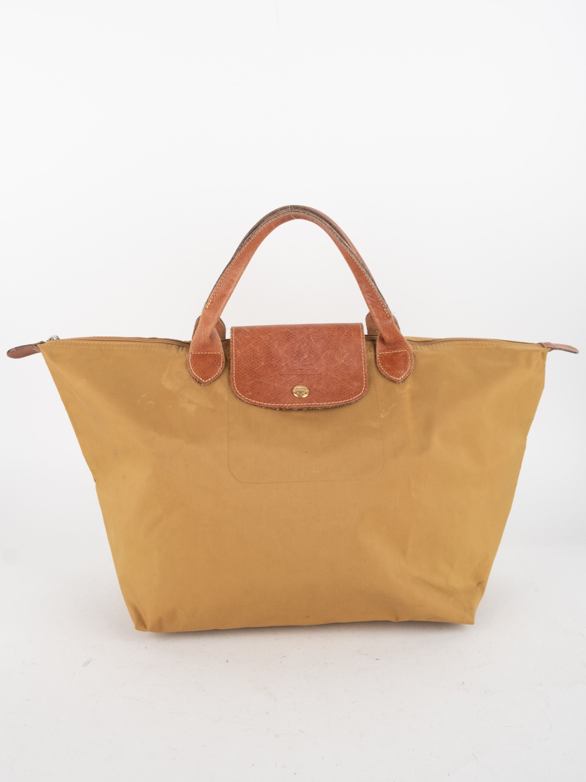 LONGCHAMP Le Pliage Small Tote Mustard