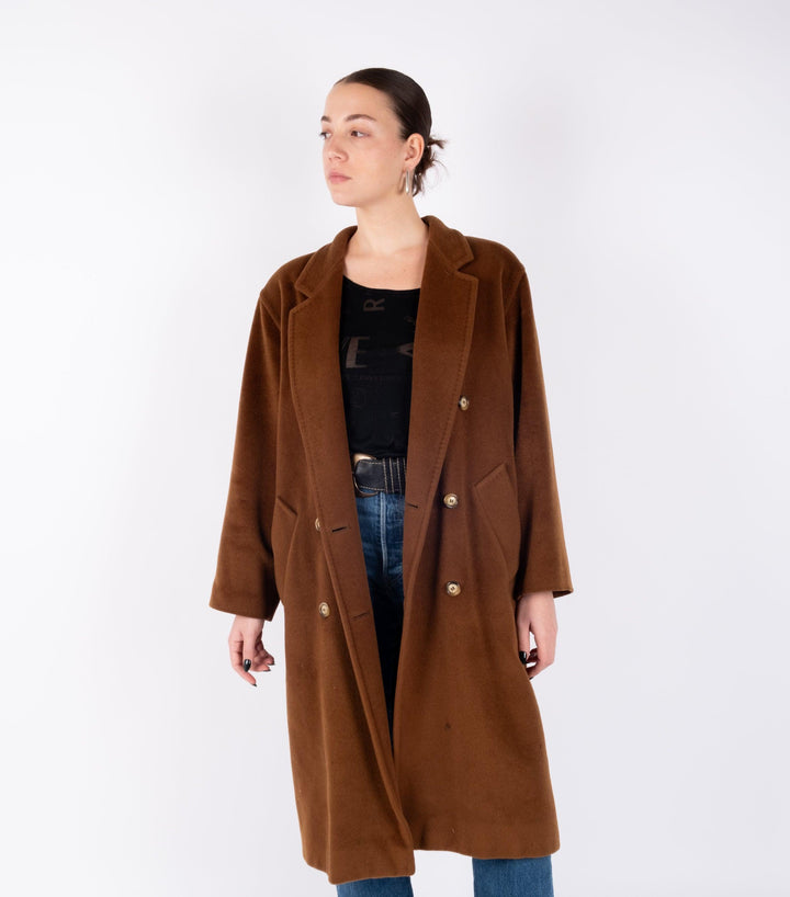 Brown Wool Coat - Volver