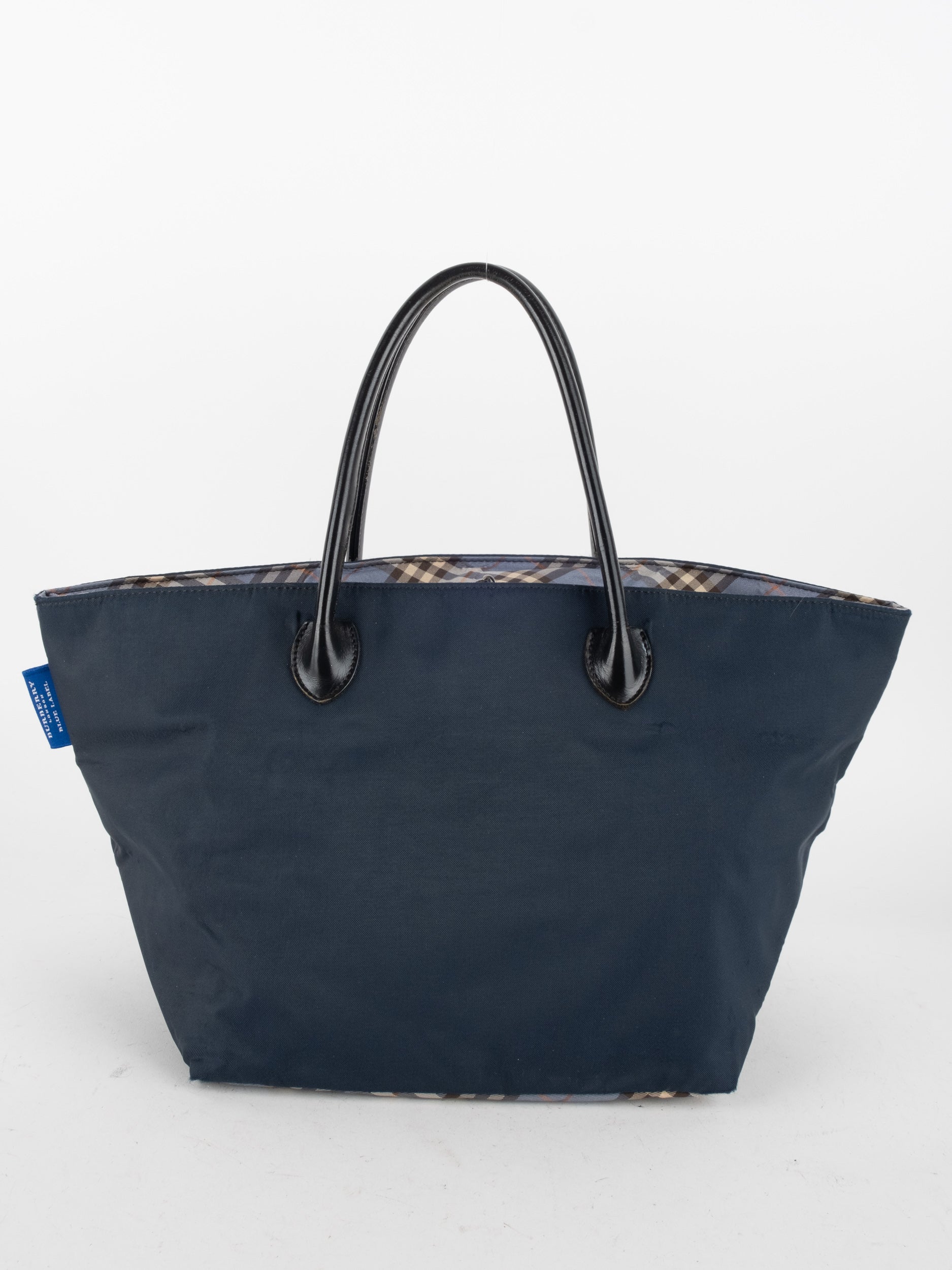 BURBERRY Nylon Tote Blue
