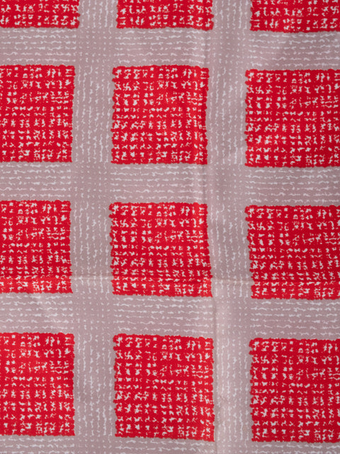 Yves Saint Laurent Vintage Silk Scarf Navy & Red