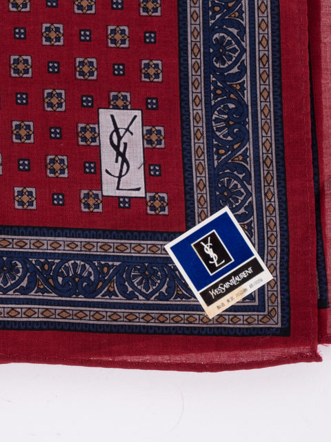 Yves Saint Laurent Vintage Cotton Scarf