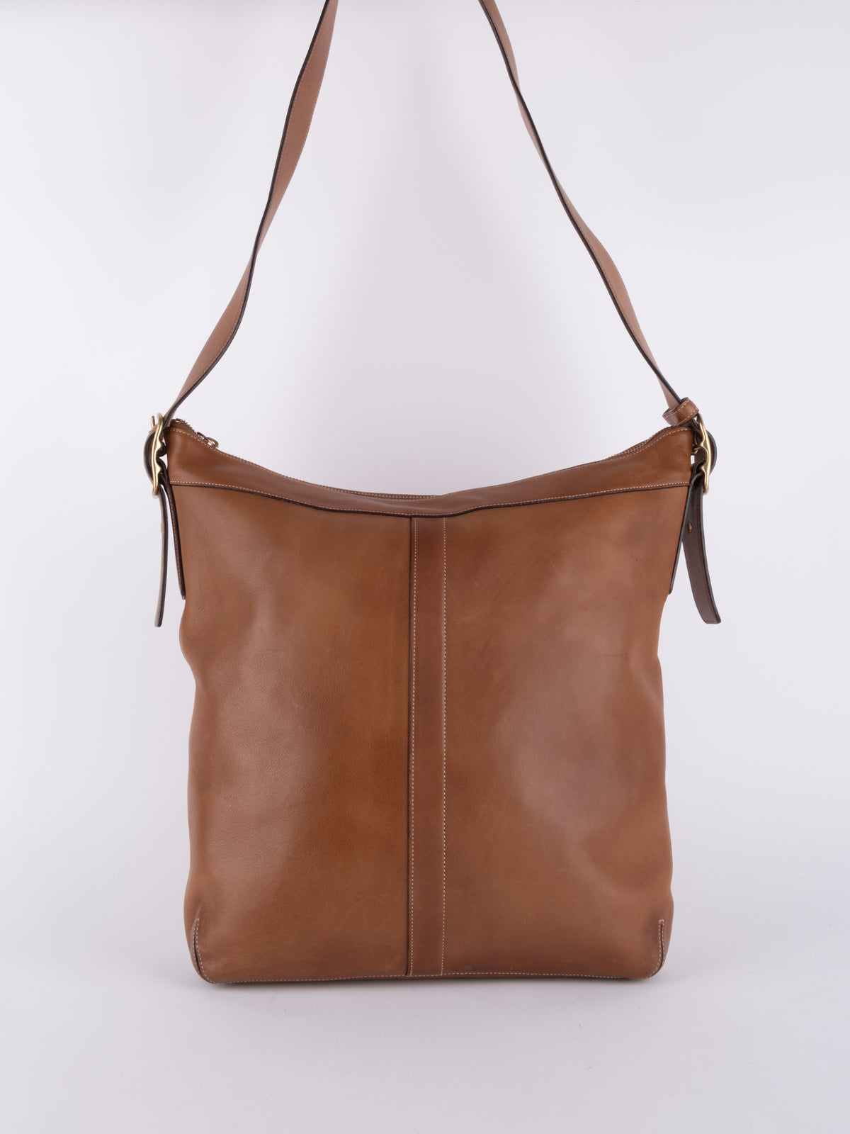 Coach Vintage Brown Leather Shoulder Bag