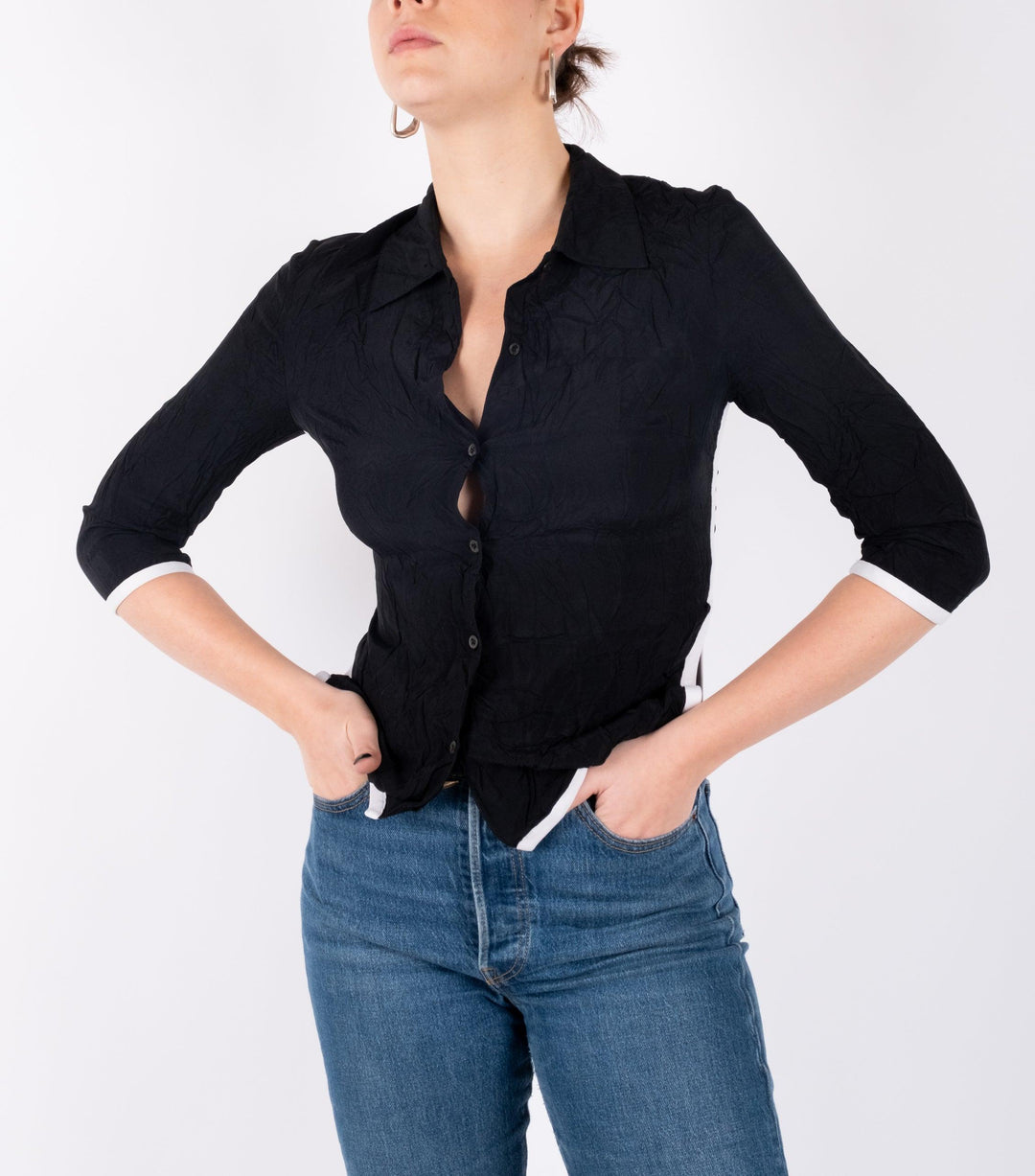 Black Buttoned Shirt - Volver