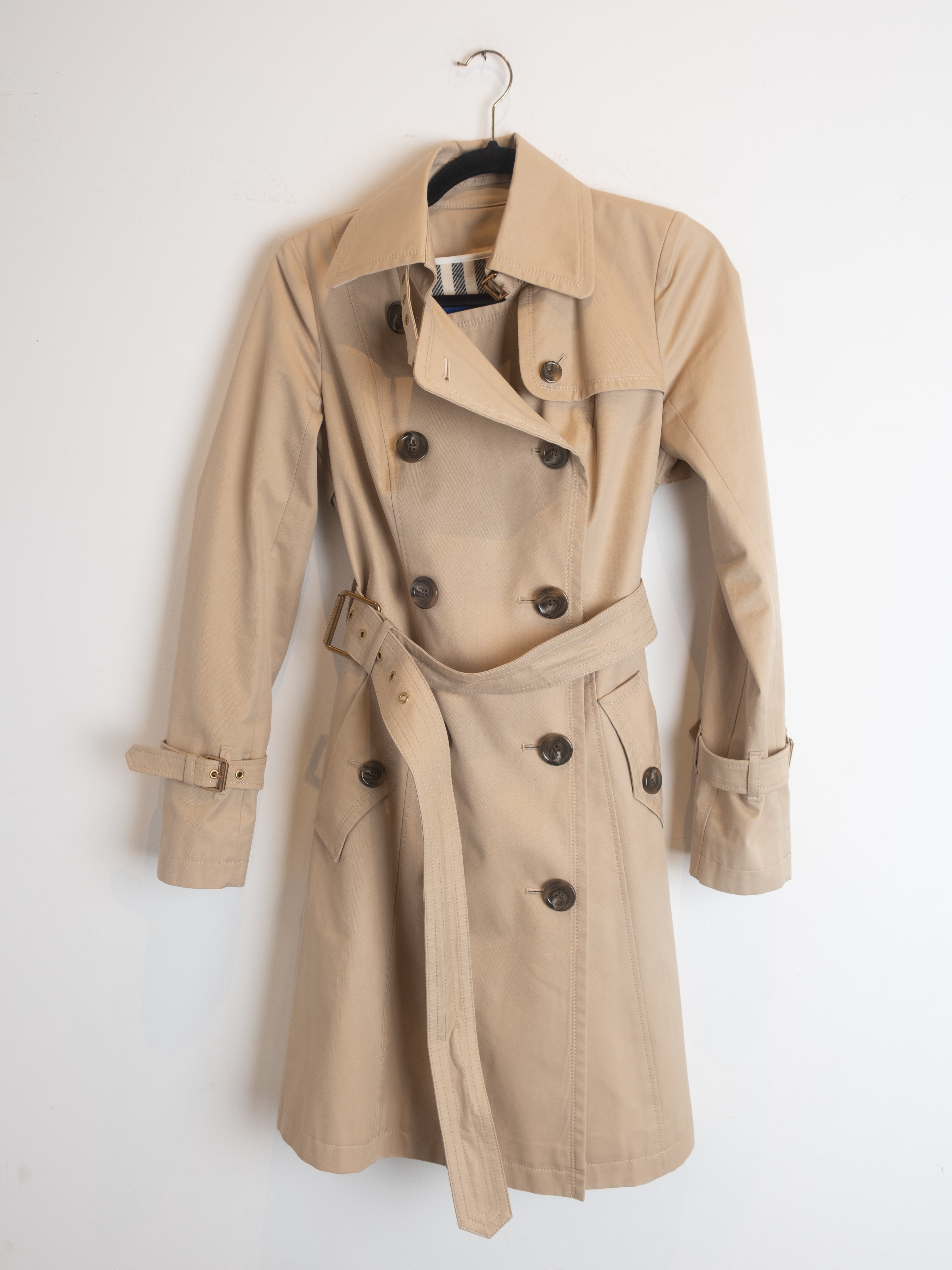 Burberry Trench Coat Beige – Size 38