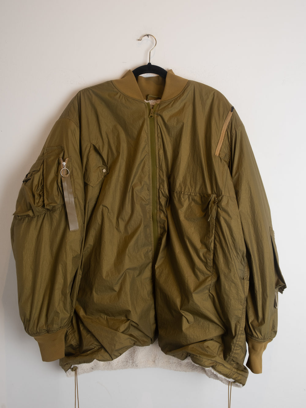 JNBY Oversized Bomber Jacket – Khaki