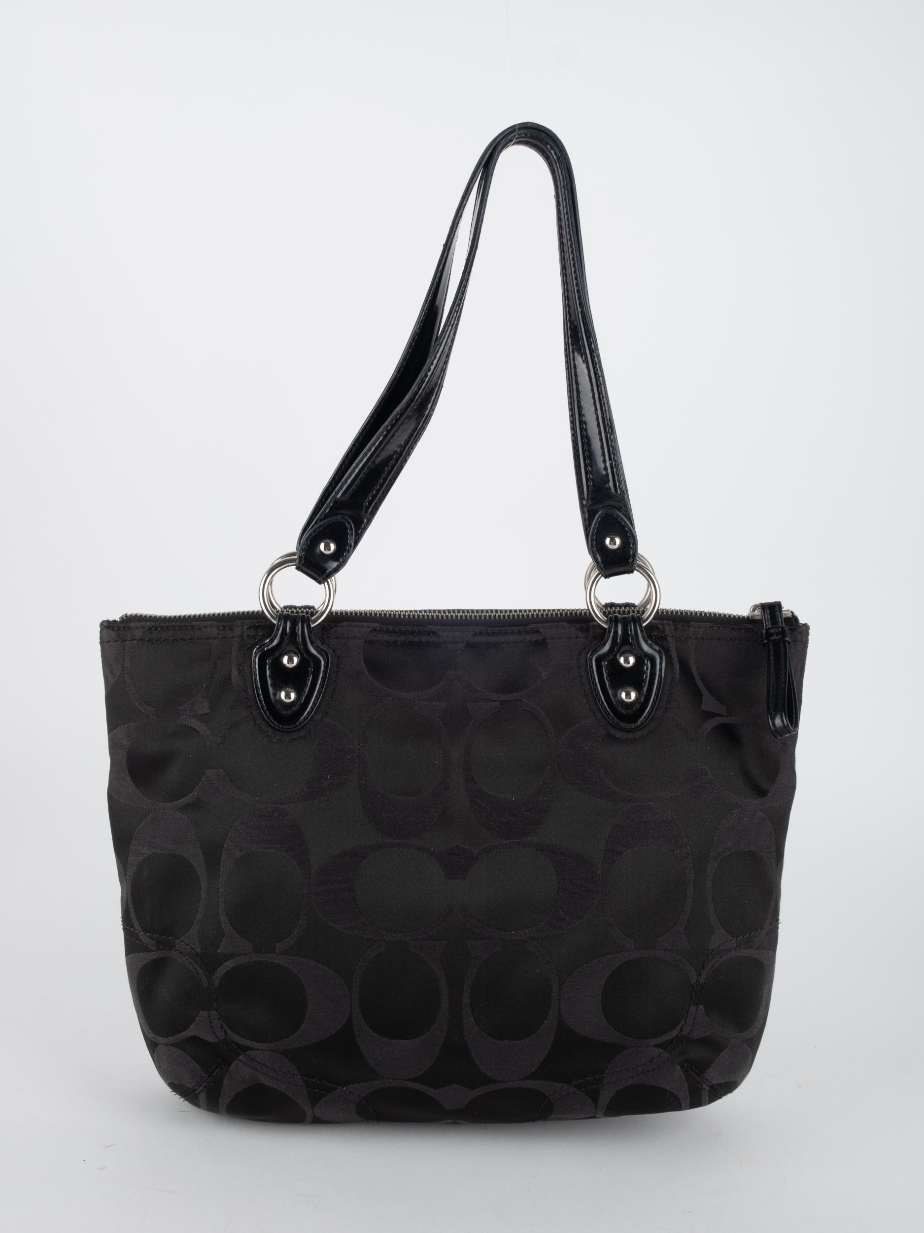 COACH Signature Shoulder Bag Black