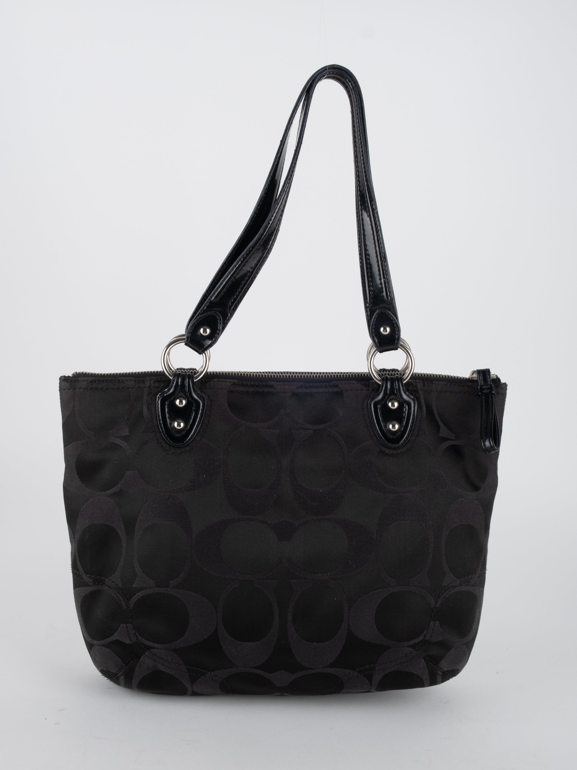 COACH Signature Shoulder Bag Black