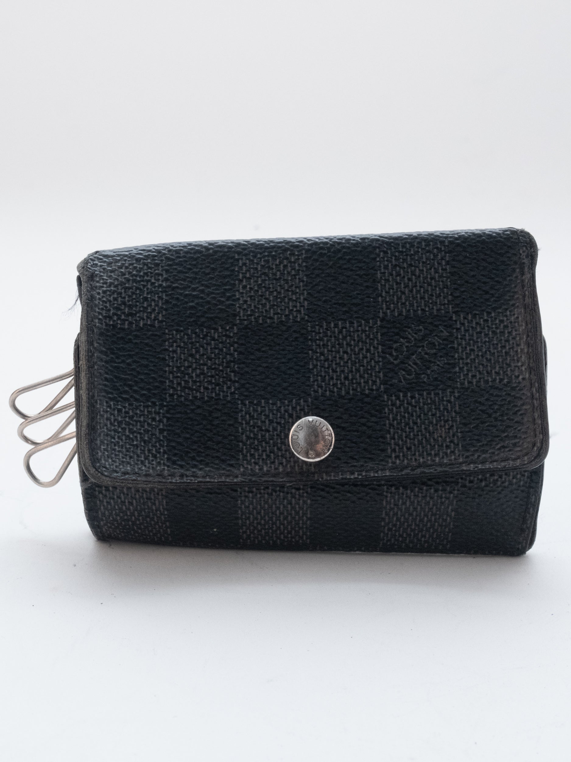 LOUIS VUITTON Damier Graphite Key Holder