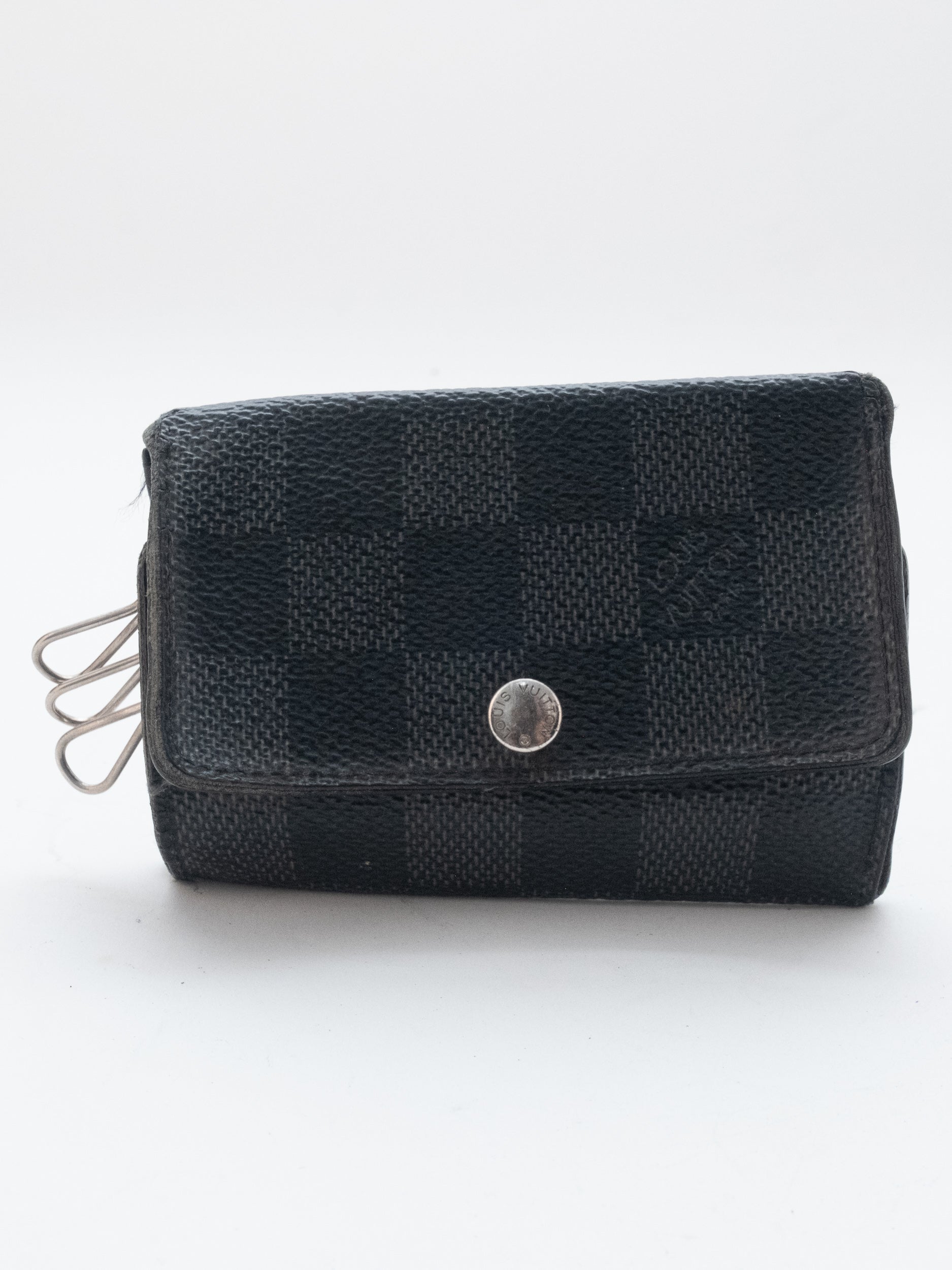 LOUIS VUITTON Damier Graphite Key Holder