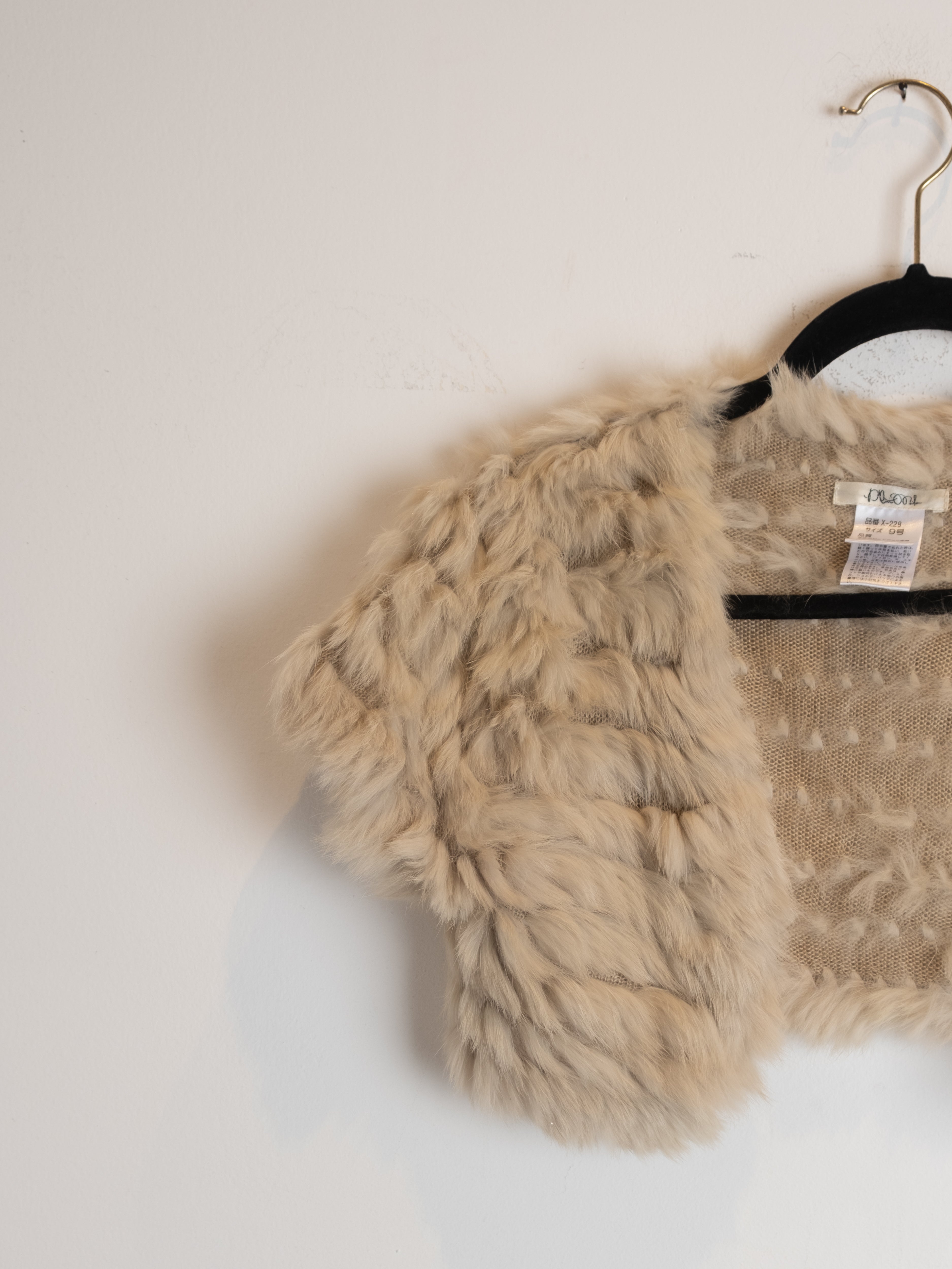 Vintage Fur Bolero Jacket