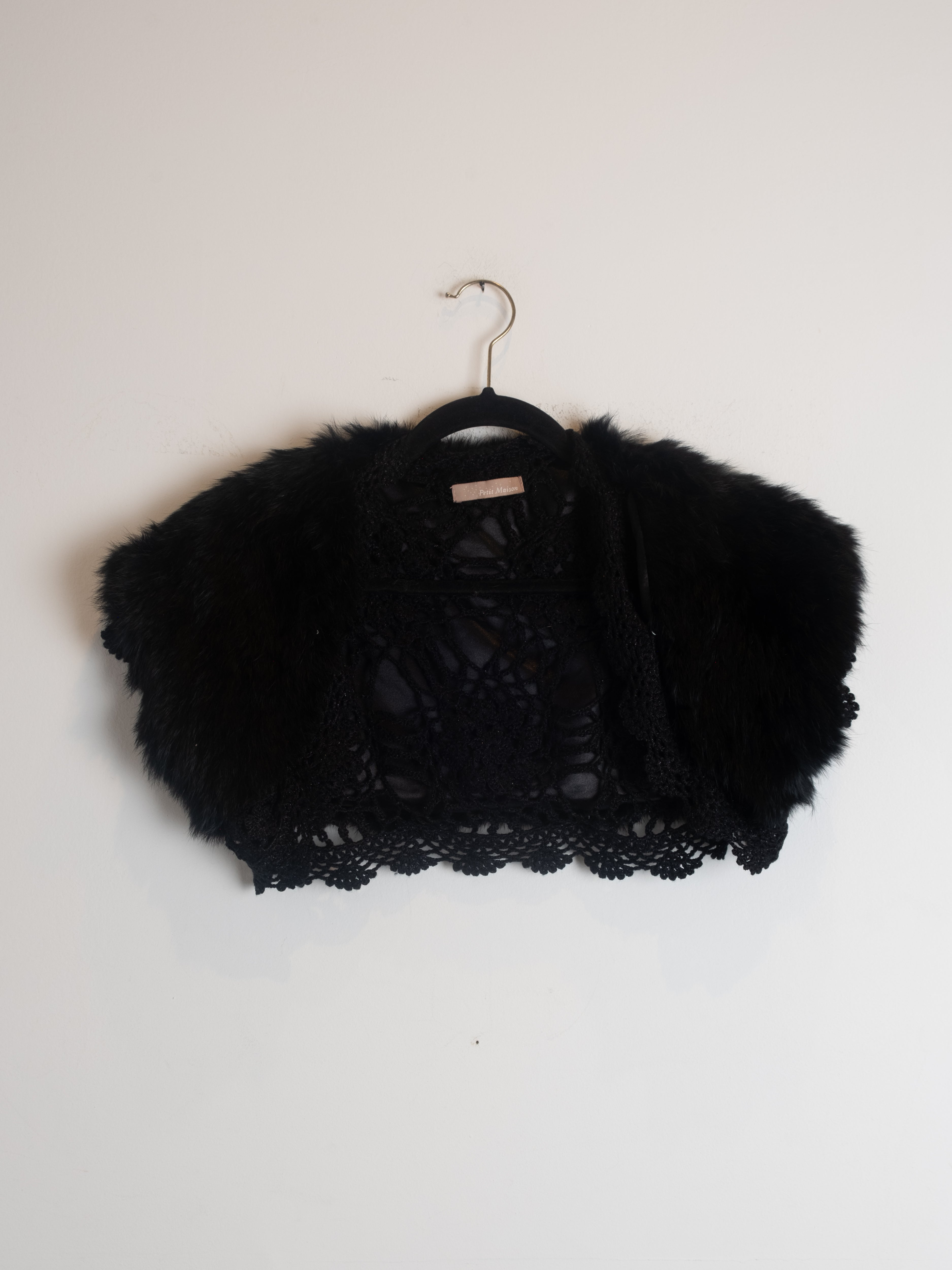 Vintage Fur Bolero Jacket