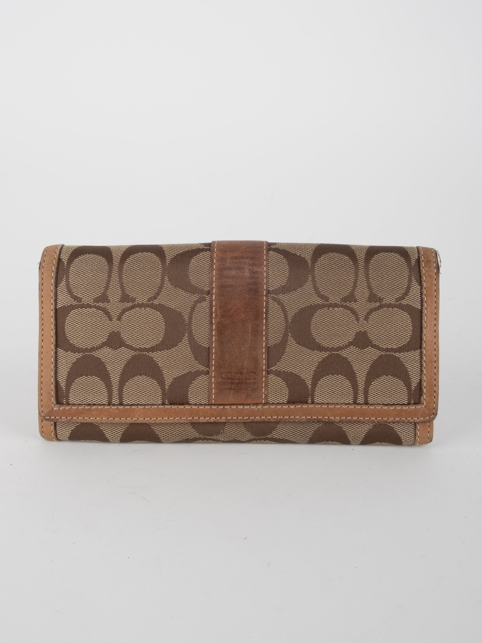 COACH Signature Flap Wallet