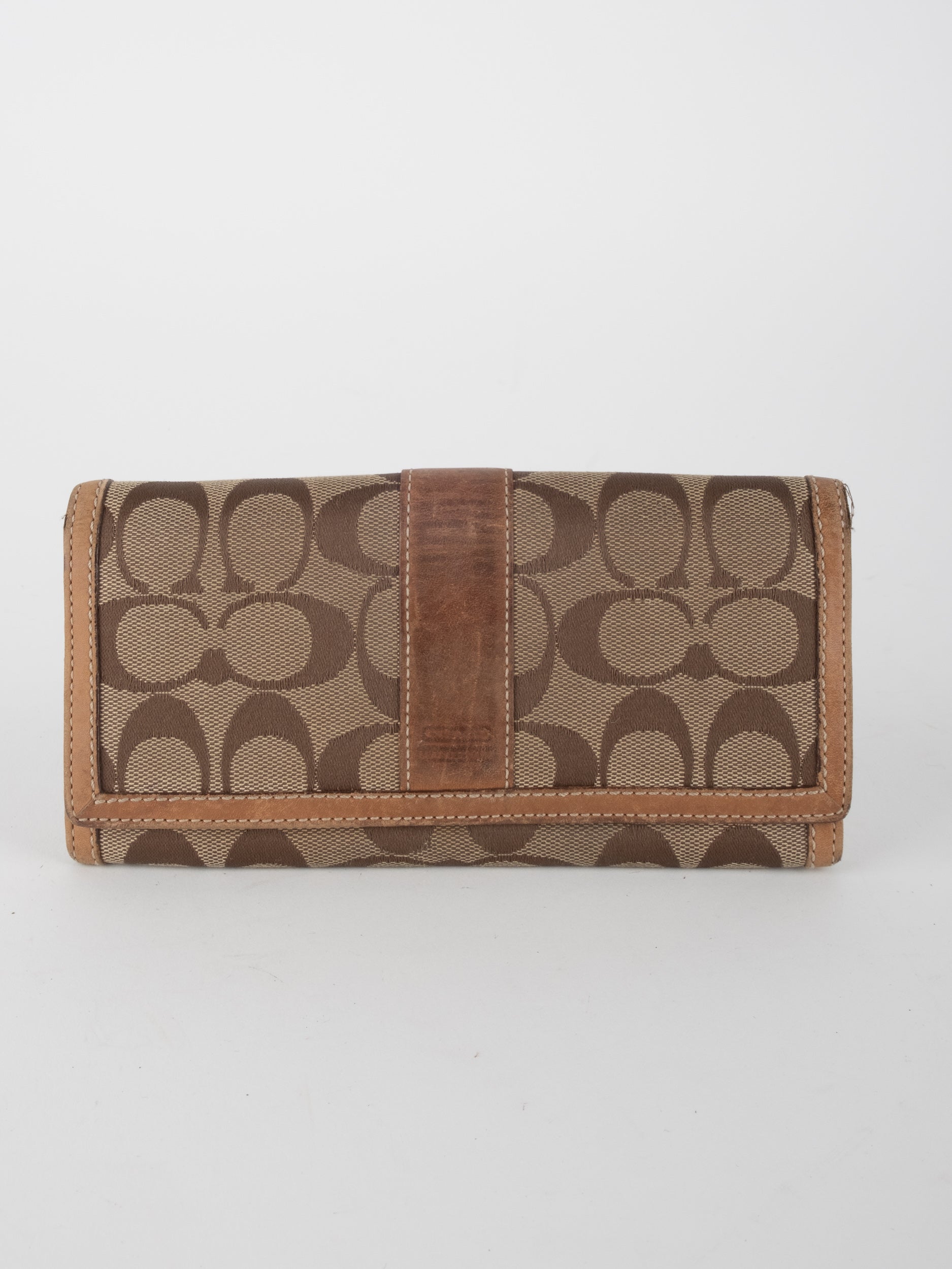 COACH Signature Flap Wallet