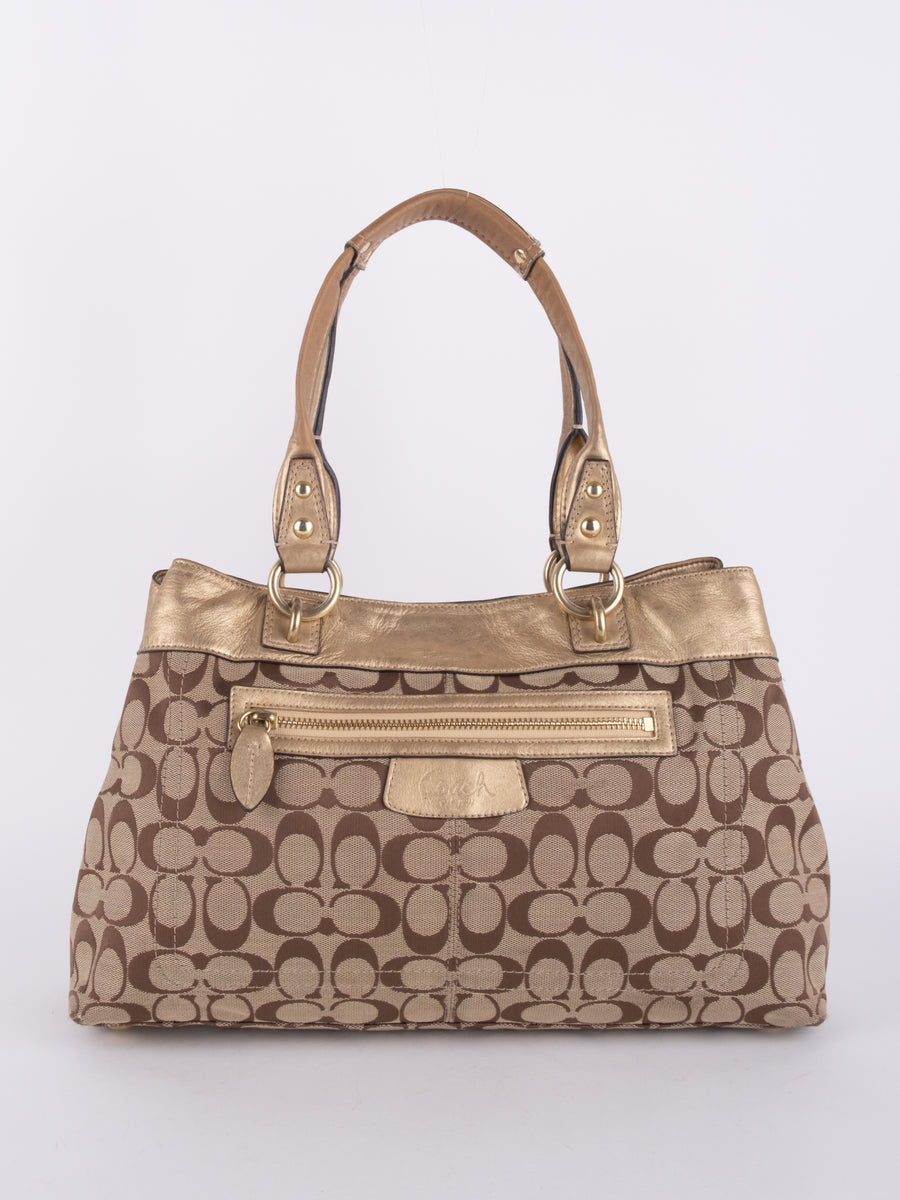 Coach Vintage Signature Floral Mini Crossbody Bag