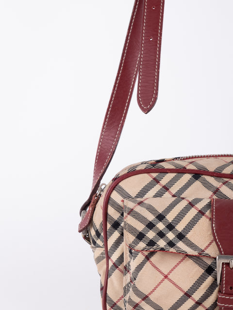 Burberry Vintage Nova Check Crossbody Bag