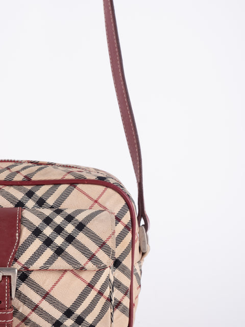 Burberry Vintage Nova Check Crossbody Bag