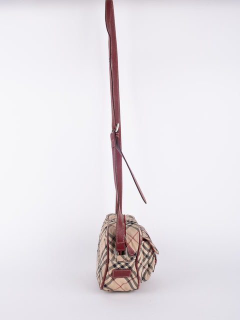 Burberry Vintage Nova Check Crossbody Bag