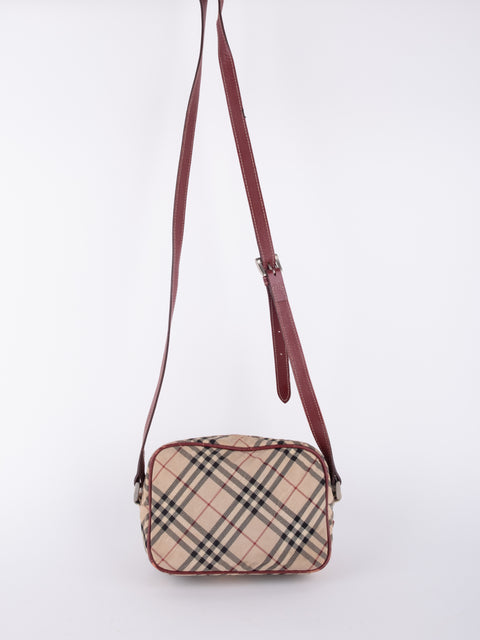 Burberry Vintage Nova Check Crossbody Bag