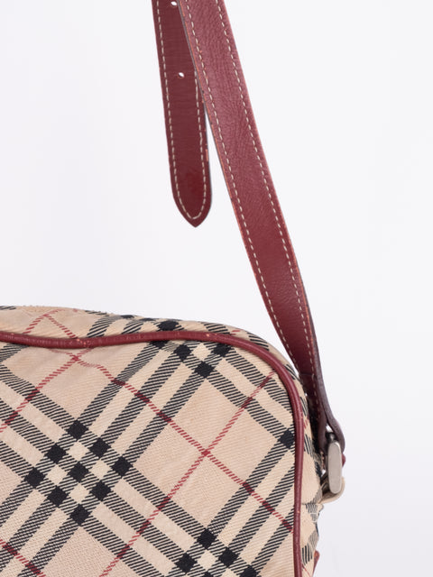 Burberry Vintage Nova Check Crossbody Bag