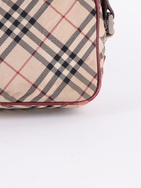Burberry Vintage Nova Check Crossbody Bag