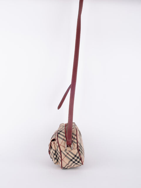 Burberry Vintage Nova Check Crossbody Bag