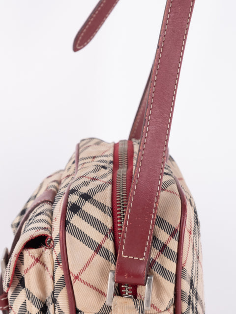 Burberry Vintage Nova Check Crossbody Bag