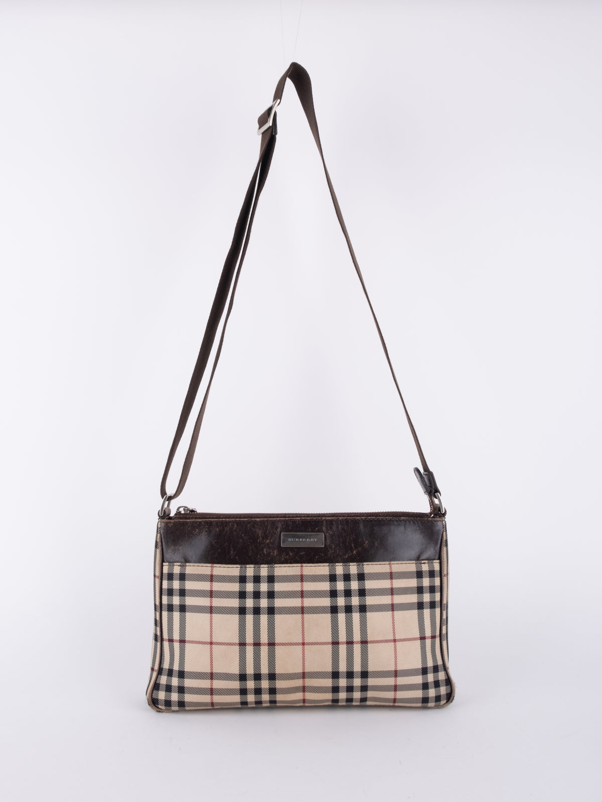 Burberry Vintage Nova Check Crossbody Bag