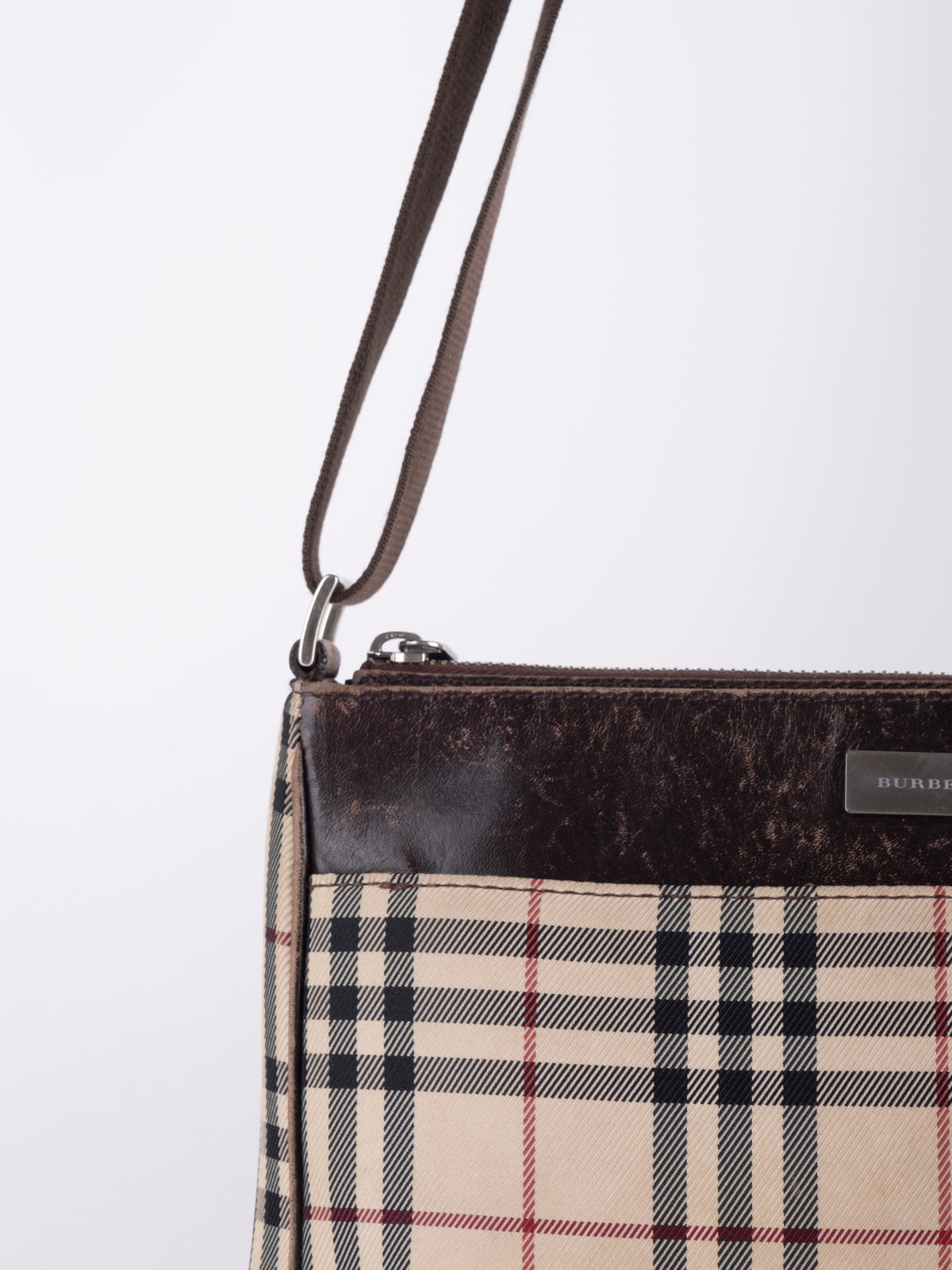 Burberry Vintage Nova Check Crossbody Bag