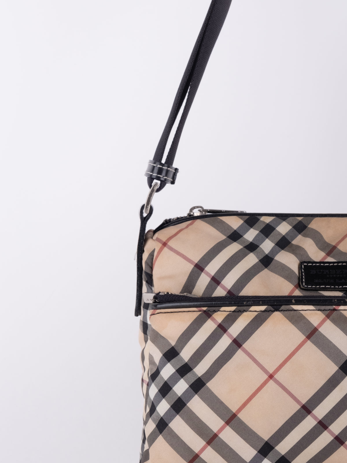 Burberry Vintage Nova Check Flap Crossbody Bag