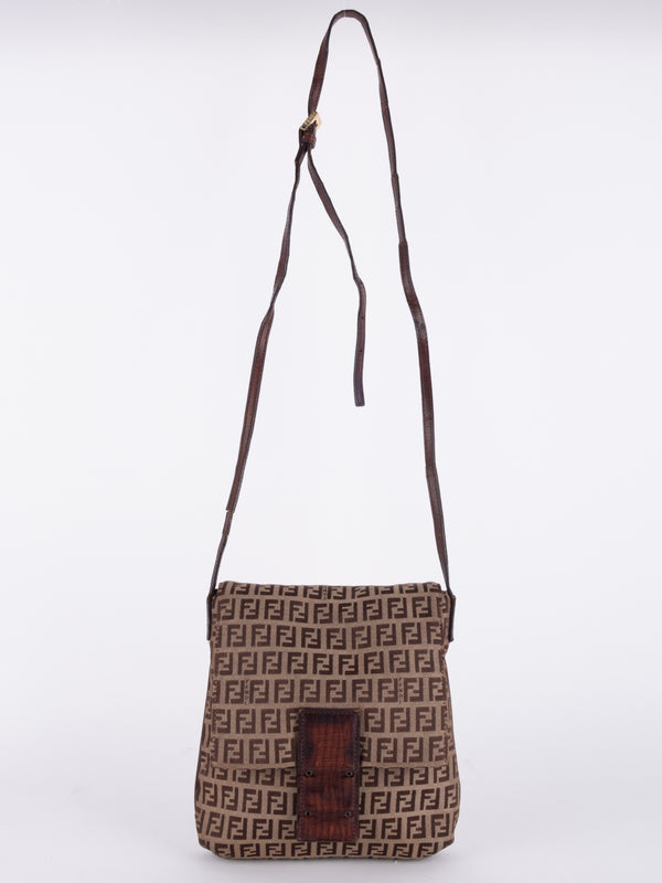 FENDI Zucca Crossbody Bag