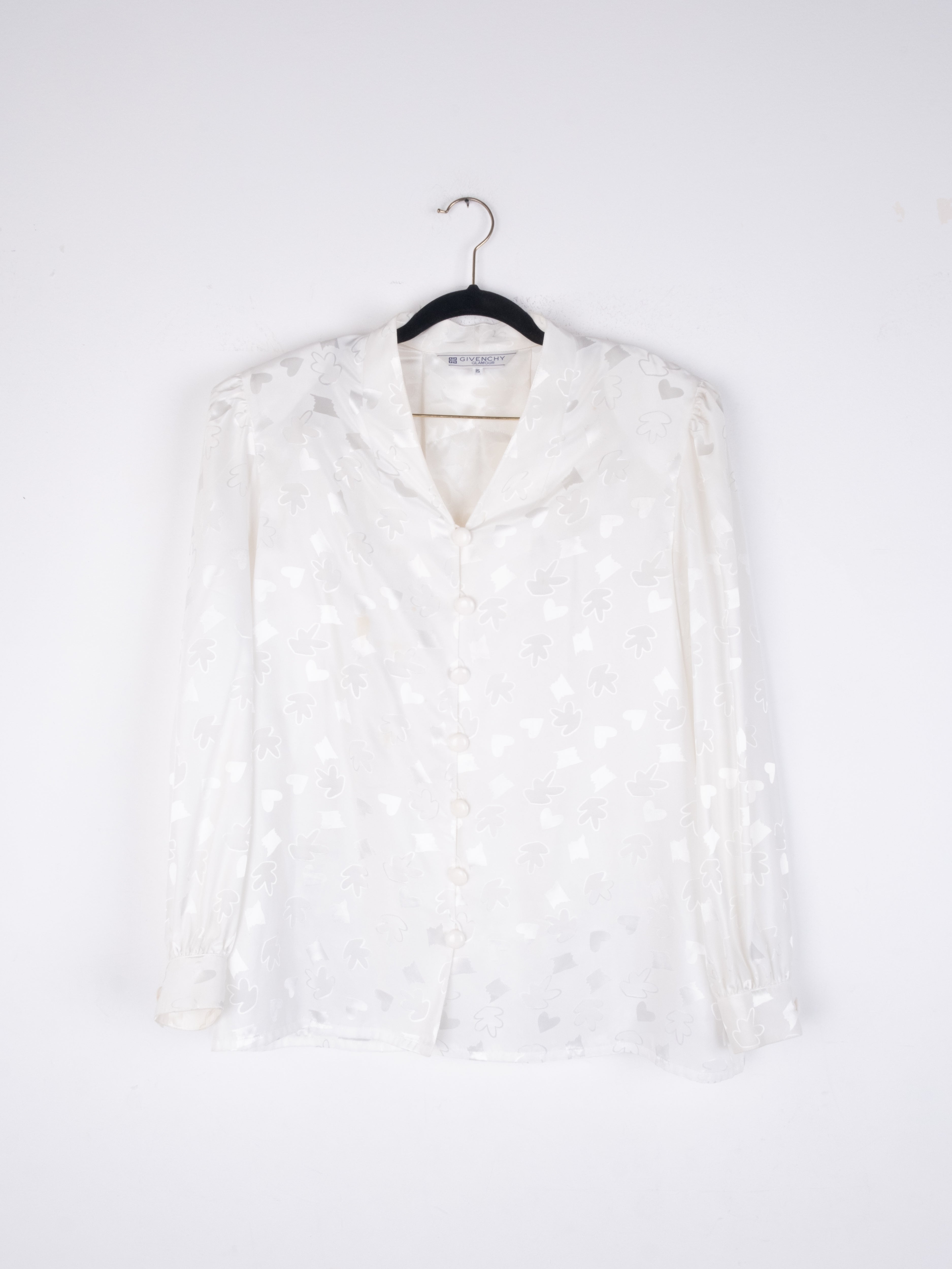 givenchy Sheer Blouse White