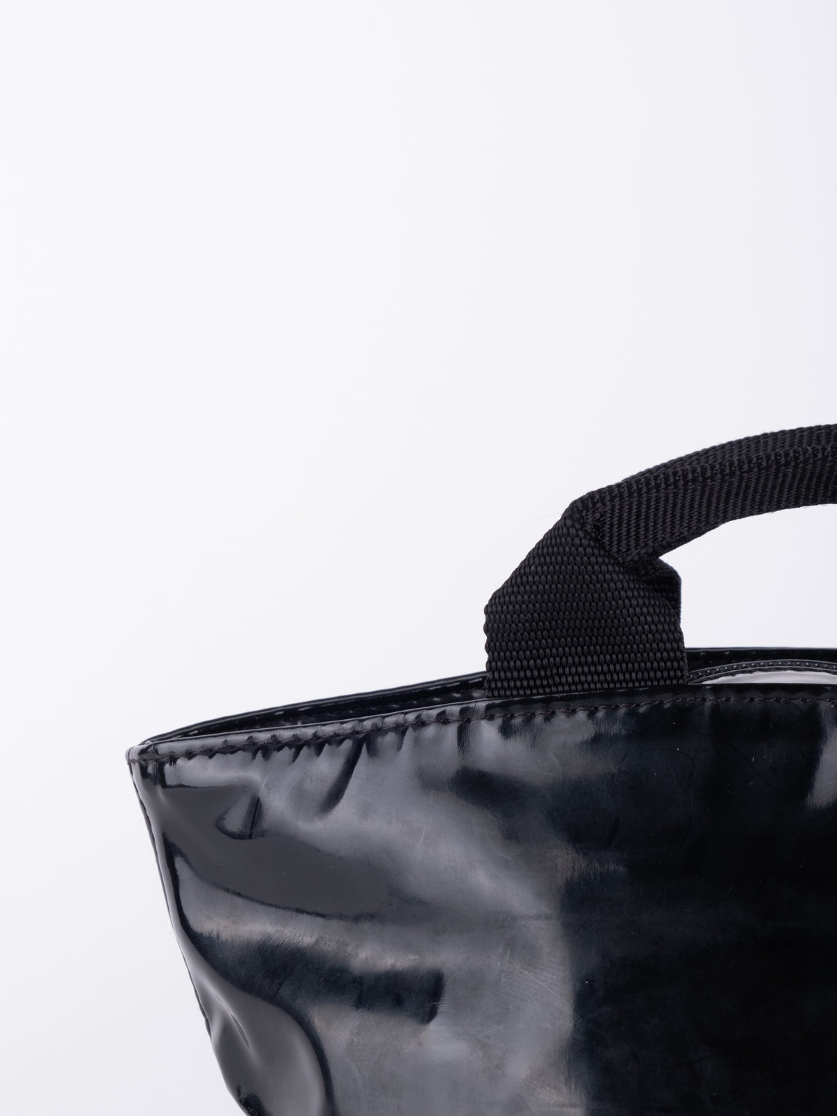 Coach Vintage Black Nylon Mini Tote Bag