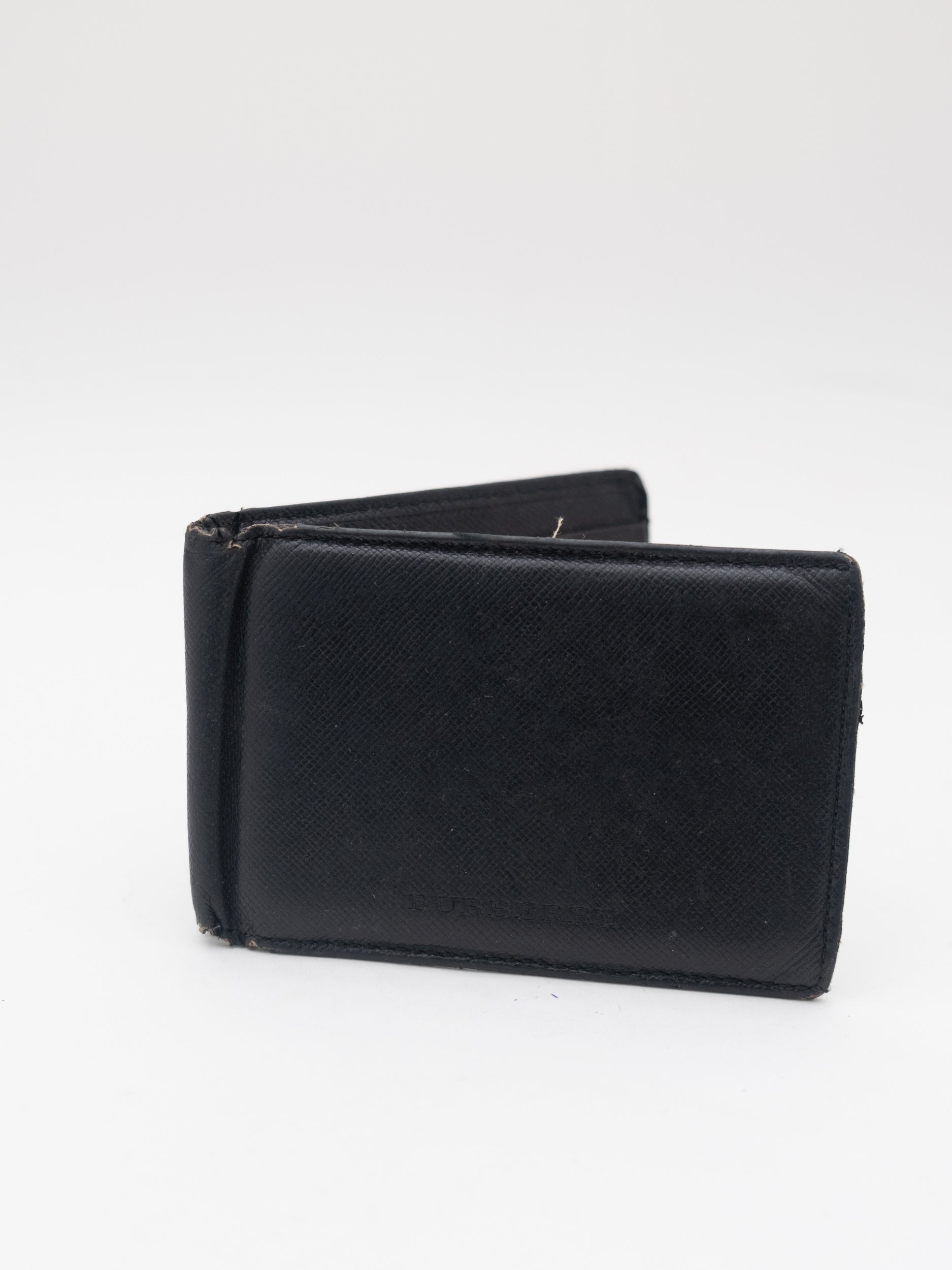BURBERRY Leather Wallet Black