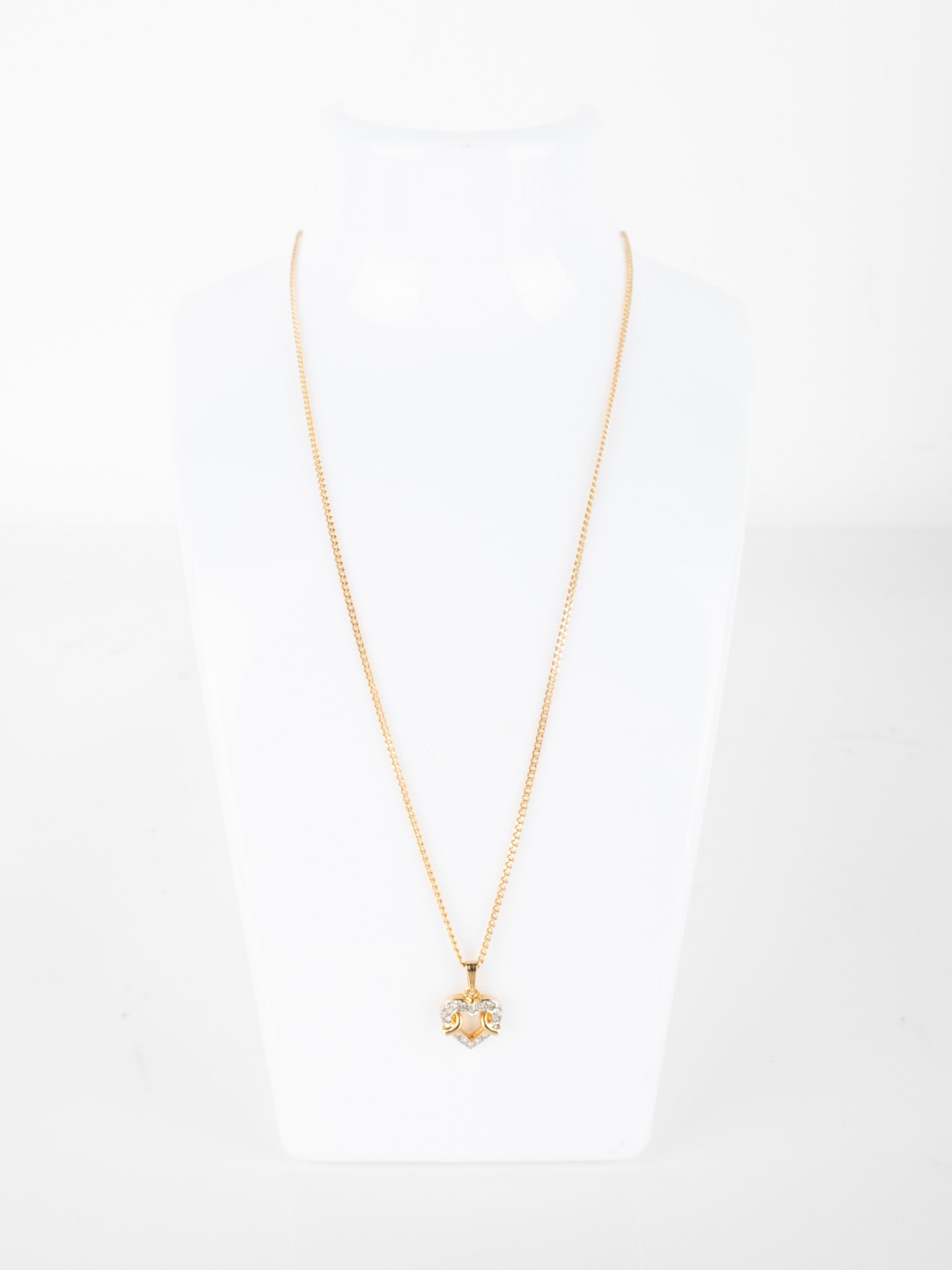Courrèges Vintage Necklace – Gold Logo Pendant