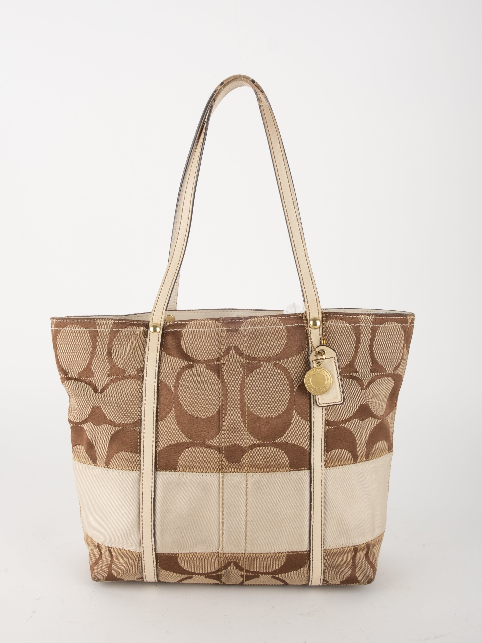 COACH Signature Stripe Tote