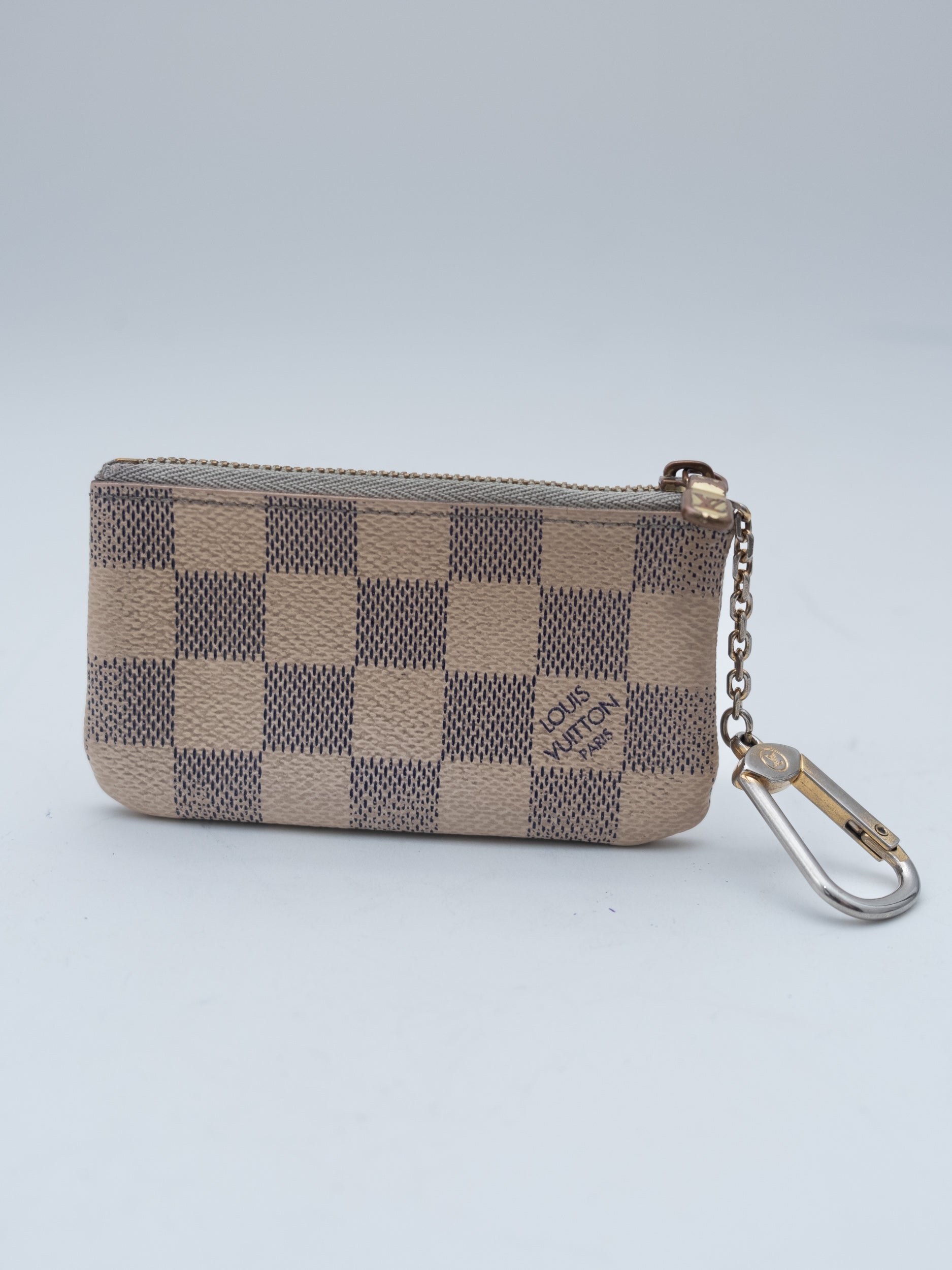 LOUIS VUITTON Damier Azur Key Pouch