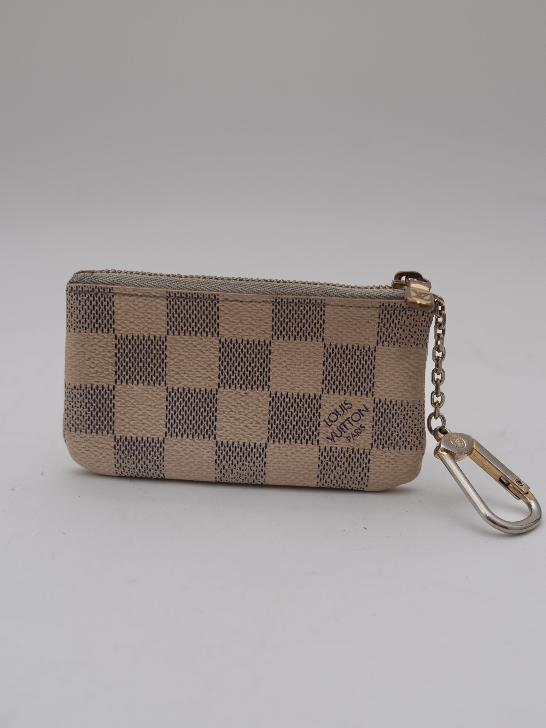 LOUIS VUITTON Damier Azur Key Pouch
