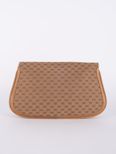 Gucci GG Supreme Vintage Flap Clutch