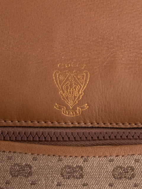 Gucci GG Supreme Vintage Flap Clutch