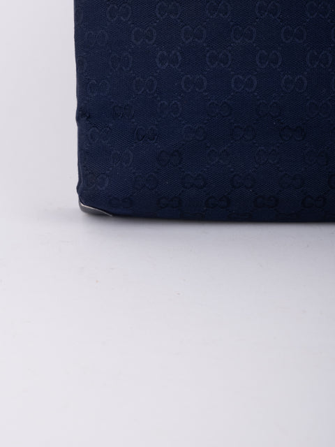 Gucci Vintage Navy Blue Shoulder Bag