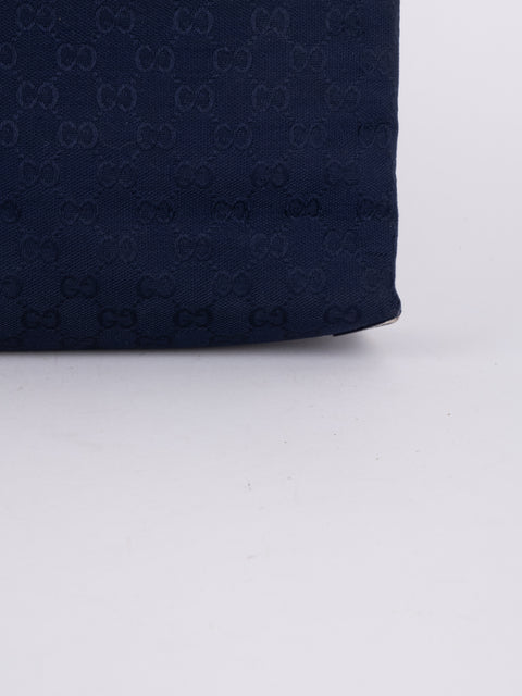 Gucci Vintage Navy Blue Shoulder Bag
