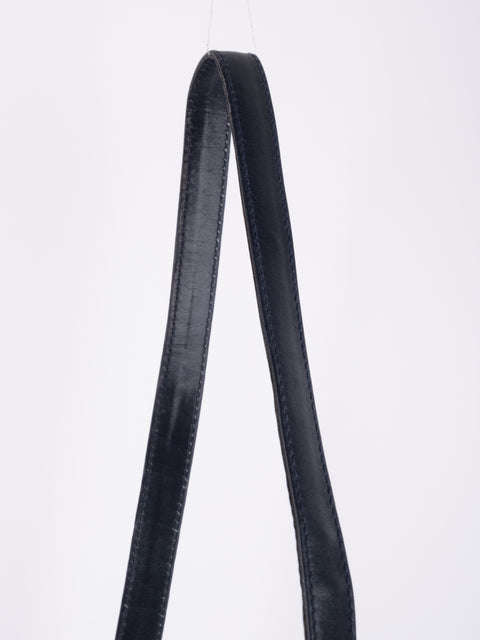 Gucci Vintage Navy Blue Shoulder Bag
