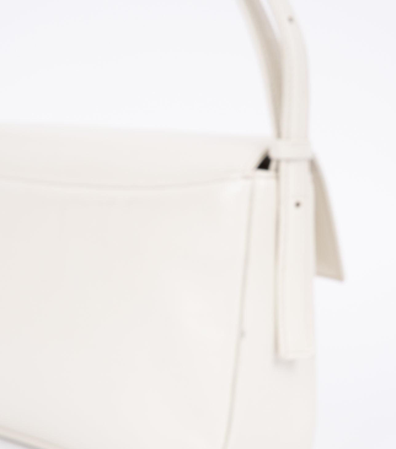 White Leather Side Bag