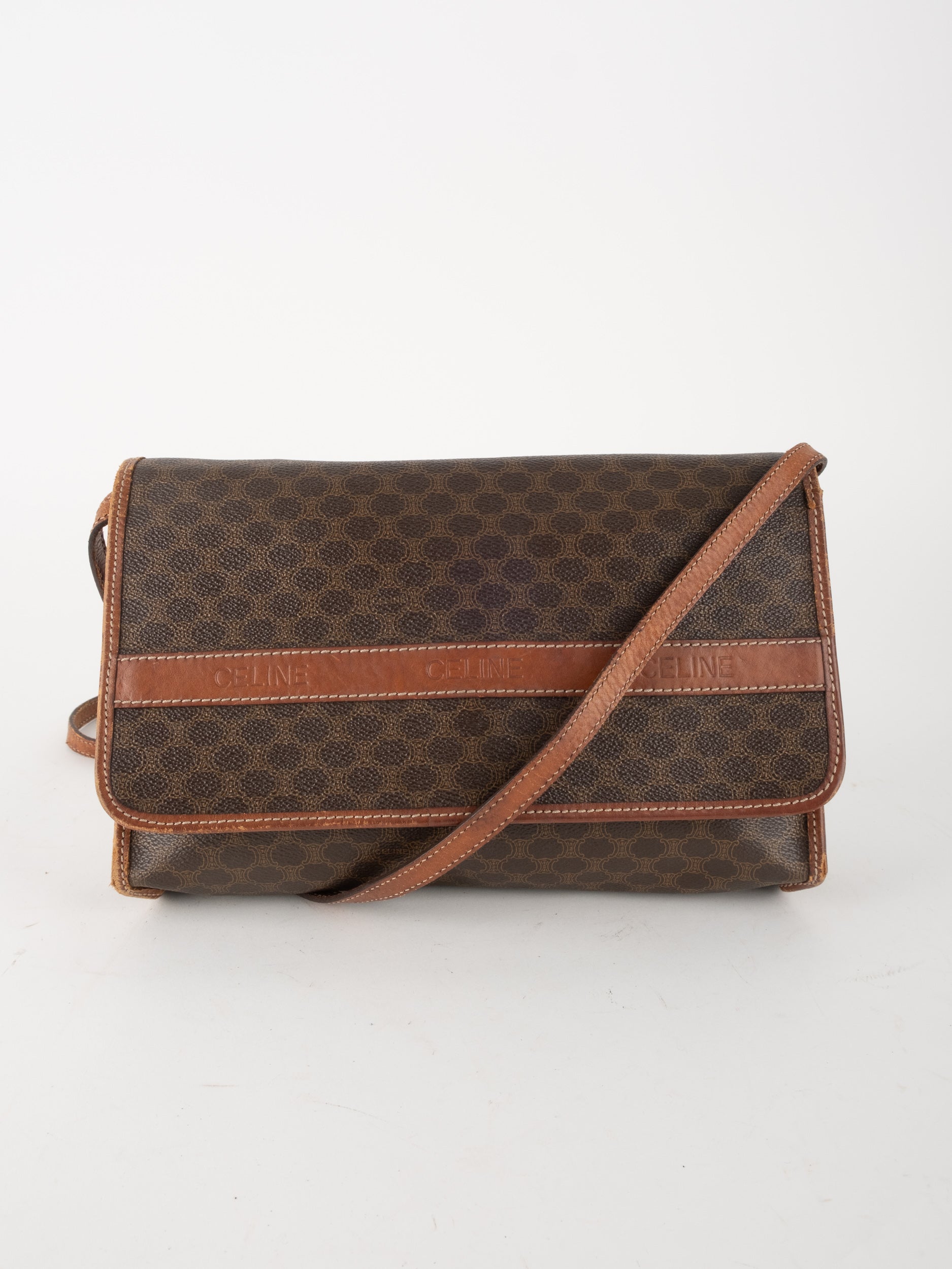 CELINE Macadam Crossbody Bag