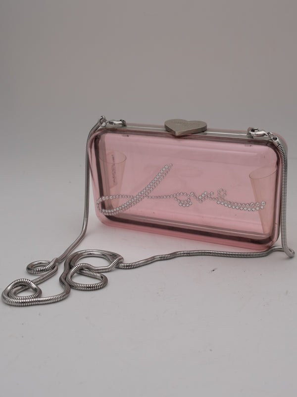 GIAMBATTISTA VALLI x hm Pink Acrylic Evening Clutch
