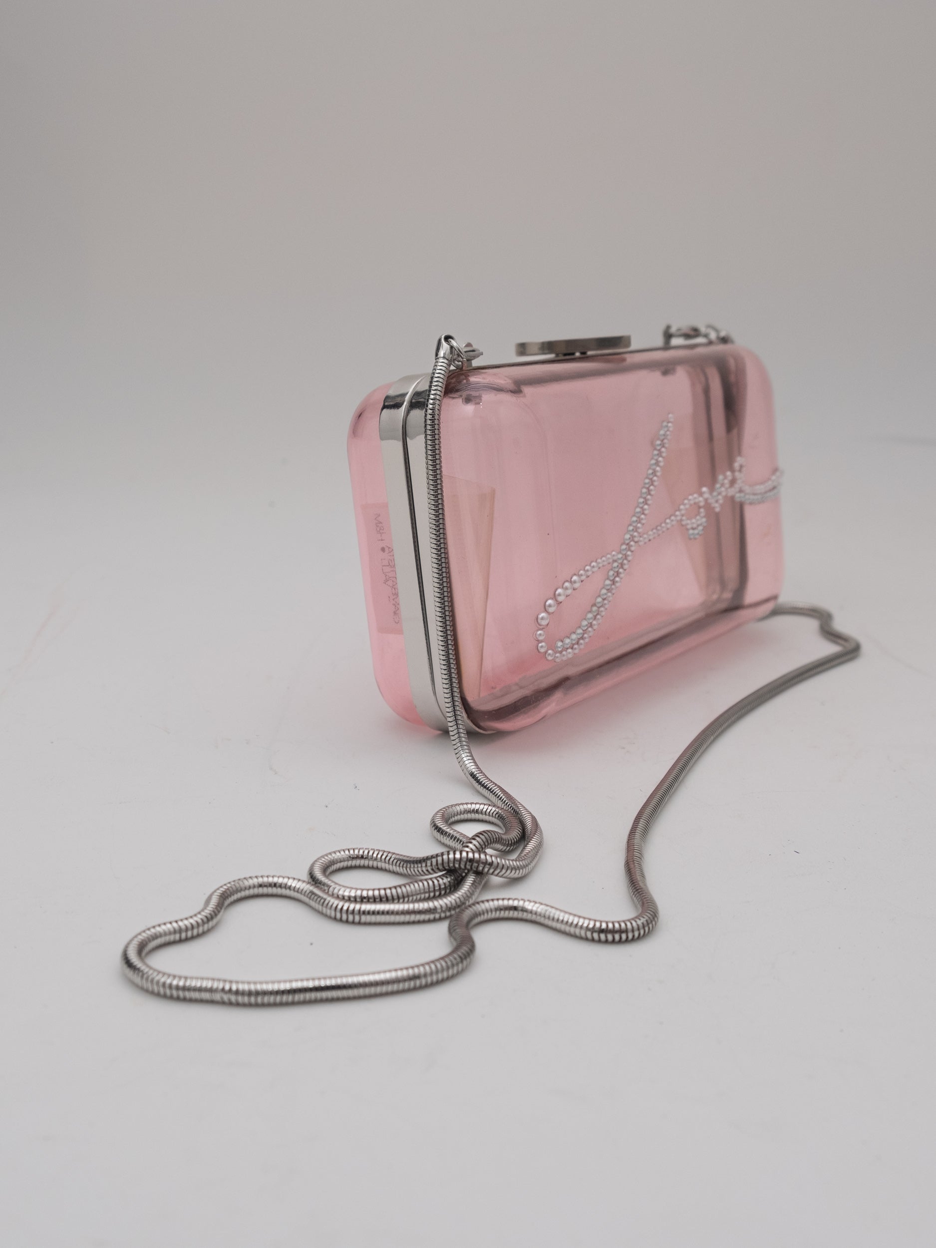 GIAMBATTISTA VALLI x hm Pink Acrylic Evening Clutch