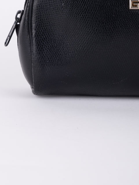 Givenchy Vintage Black Leather Crossbody Bag